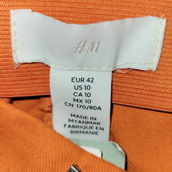 Orange H&M Slacks - Picture 5 of 6